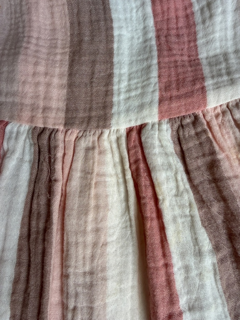Rails Becca Cheyanne Stripe Belted Rope Cotton Gauze Boho Sundress Dress Size XS - Picture 8 of 16
